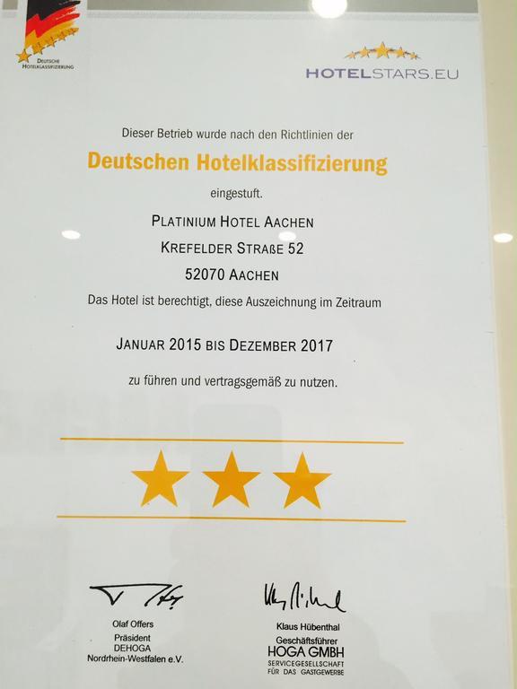 Hotel Platinium Aachen Luaran gambar